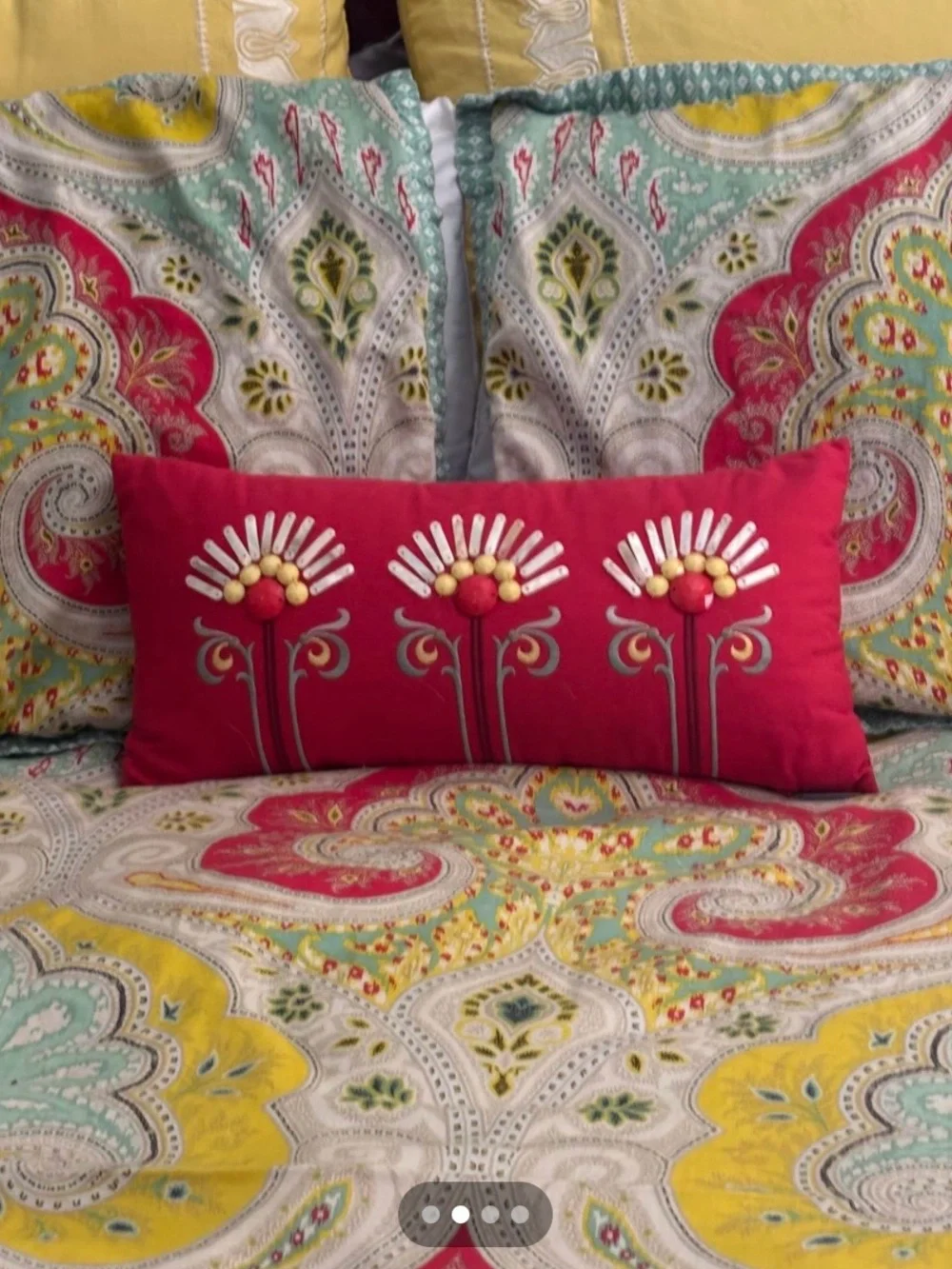 Echo Full Queen Duvet Set 4 shams